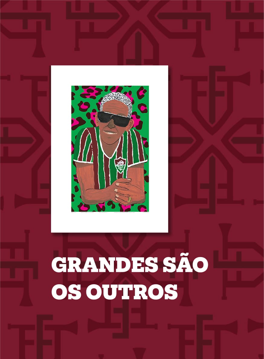 Ilustração de Cartola com a frase Grandes são os outros, arte da Fanfarra Festiva Tricolor
